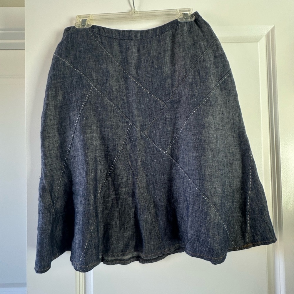 CAbi XS chambray skirt